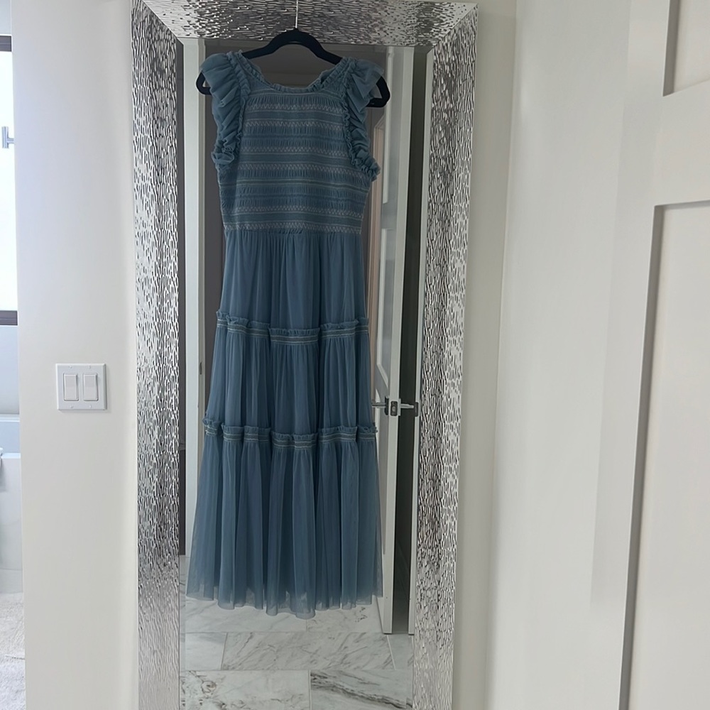 Beautiful worn once anthropology tulle maxi
